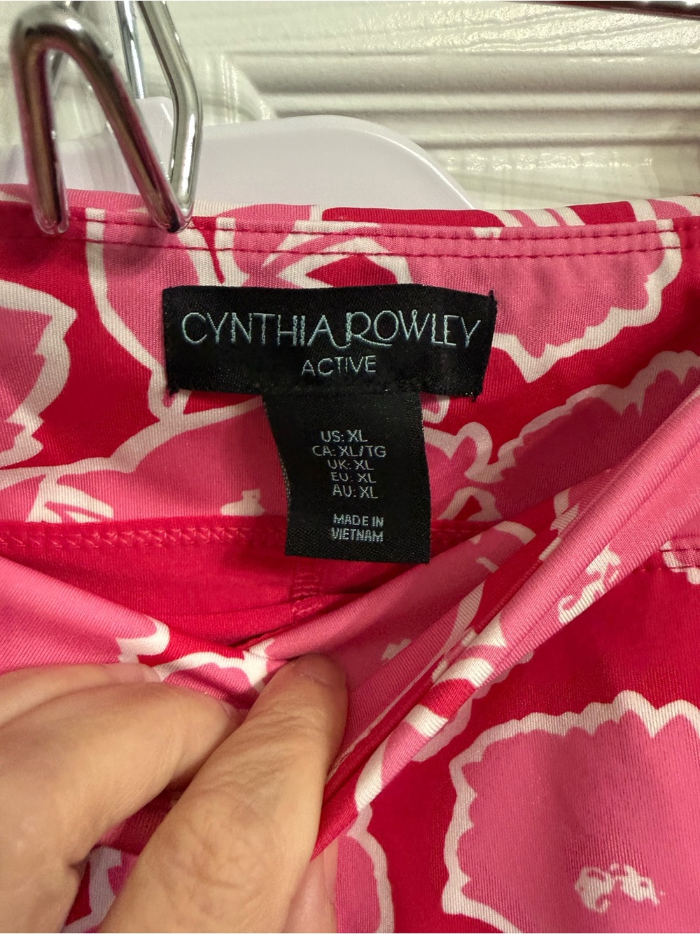 Cynthia Rowley Active XL Pink Floral Athletic Skort Tennis Golf Pickleball - Picture 4 of 7